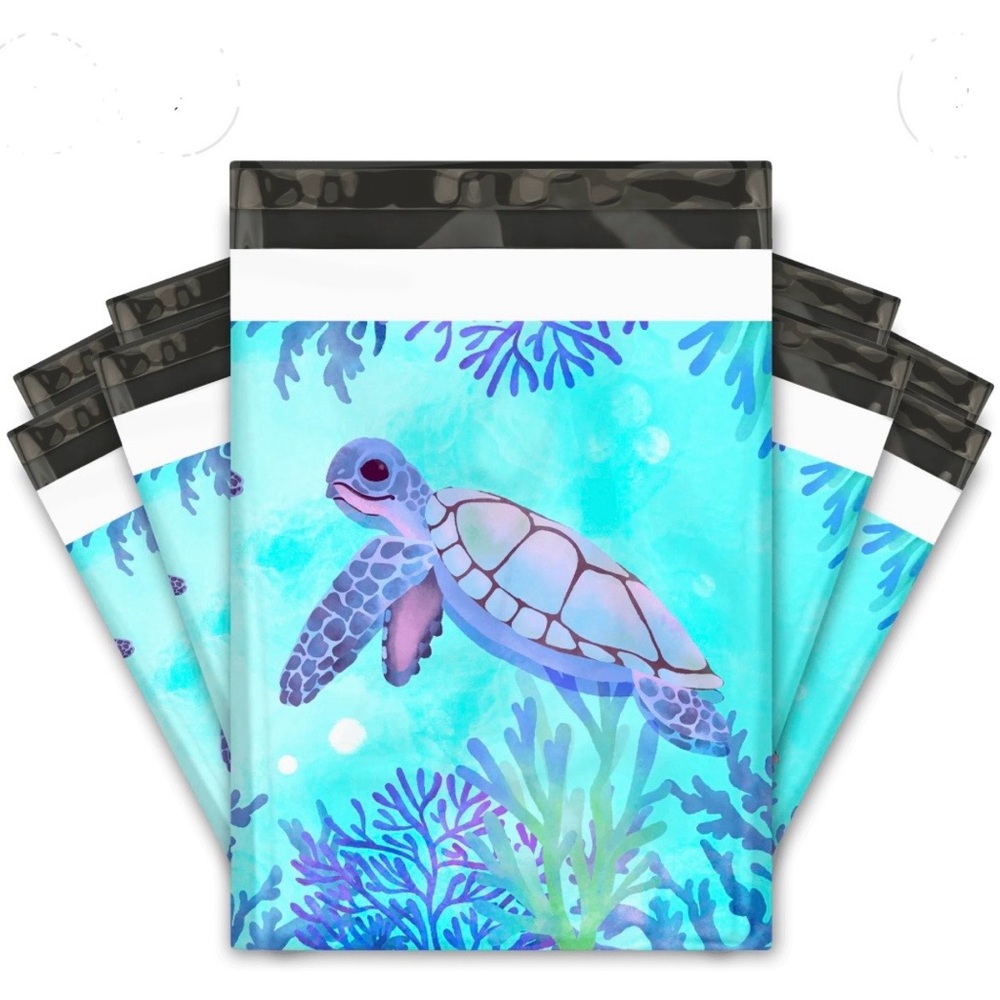 (15) Sea Turtles Poly mailers 10x13